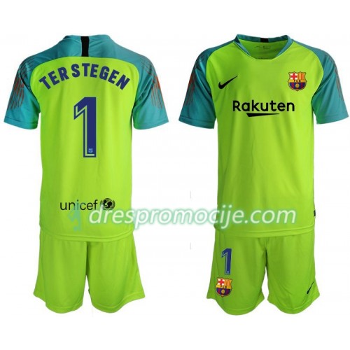 FC Barcelona Dres TER STEGEN 1 Golmanski Dječji Domaći 2019/20 Kratkih Rukava FC Barcelona Dres TER STEGEN 1 Golmanski Dječji Domaći 2019/20 Kratkih Rukava